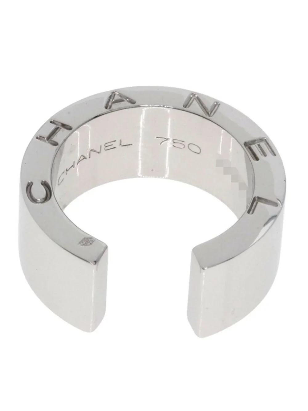 Chanel Signature Ring 18k White Gold - Picture 5 of 10